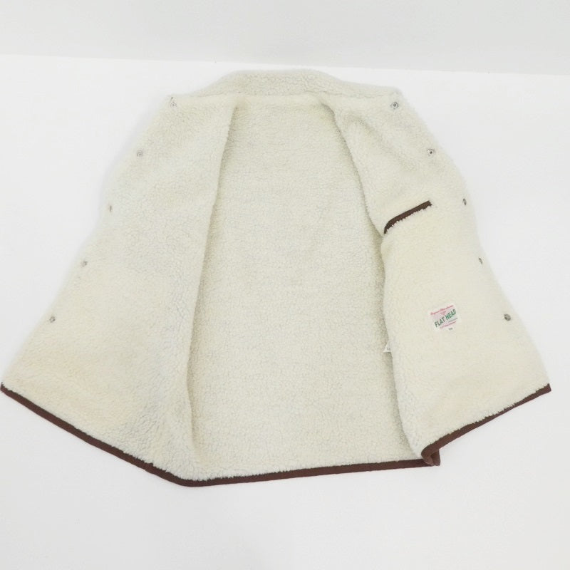 【中古】THE FLAT HEAD | ザフラットヘッド その他アウター ブラウン