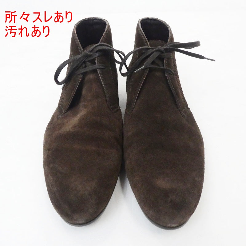【中古】LOUIS VUITTON | ルイ・ヴィトン マイクロダミエスエード ブーツ サイズ:25.0cm