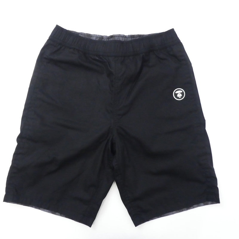 【中古】AAPE BY A BATHING APE | エーエイプバイアベイシングエイプ AAPE WOVEN REVERSIBLE SHORTS ショートパンツ AAPSPM6842XXI サイズ:S