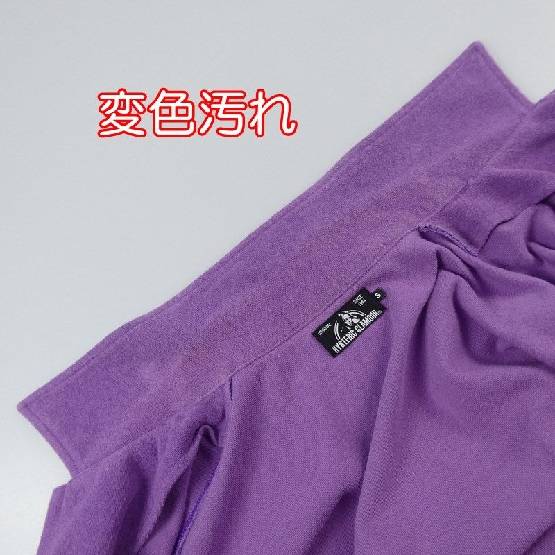 【中古】HYSTERIC GLAMOUR | ヒステリックグラマー SECRET SERVICE シャツ 半袖シャツ 02211CH02 パープル サイズ:S