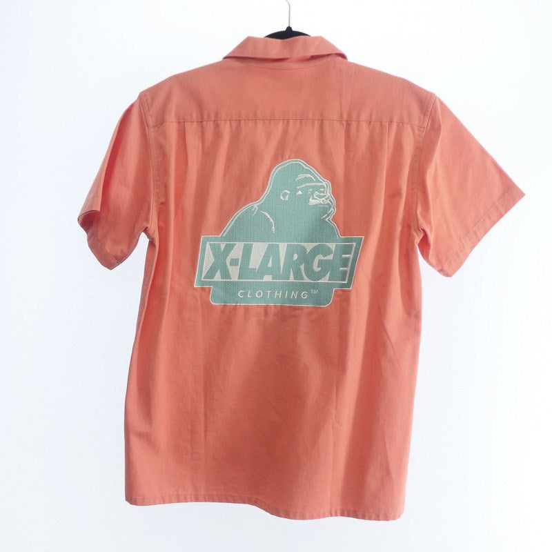 【中古】X-LARGE | エクストララージ OG OPENCOLLAR SHIRT S/S 半袖シャツ 01191404 サイズ:S