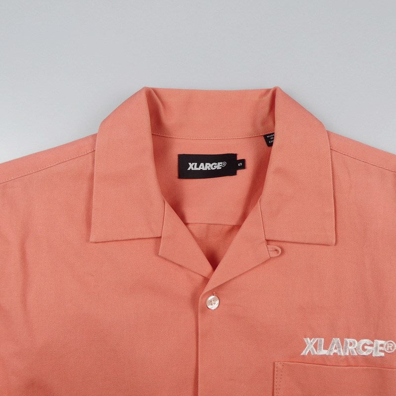 【中古】X-LARGE | エクストララージ OG OPENCOLLAR SHIRT S/S 半袖シャツ 01191404 サイズ:S
