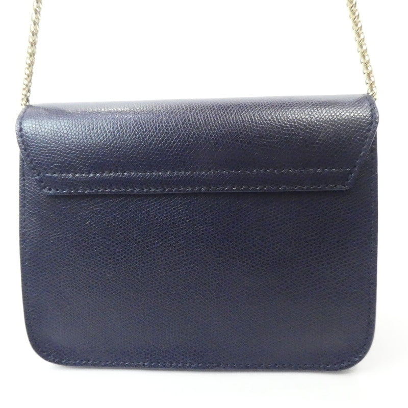 【中古】Furla | フルラ METROPOLIS MINI CROSSBODY ショルダーバッグ ネイビー