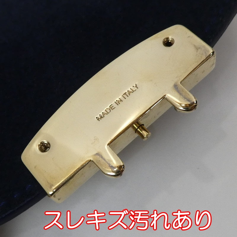 【中古】Furla | フルラ METROPOLIS MINI CROSSBODY ショルダーバッグ ネイビー