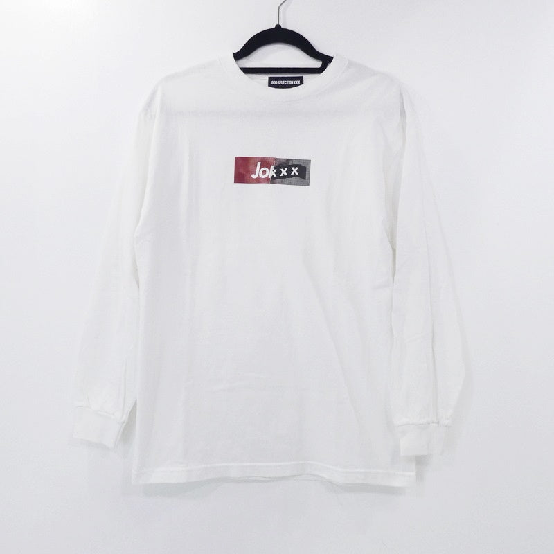 【中古】GOD SELECTION XXX | ゴッドセレクショントリプルエックス JOKER L/S CREW NECK 長袖Tシャツ KKT010 ホワイト