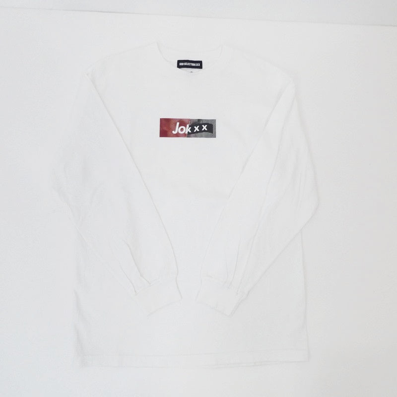 【中古】GOD SELECTION XXX | ゴッドセレクショントリプルエックス JOKER L/S CREW NECK 長袖Tシャツ KKT010 ホワイト