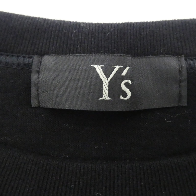 【中古】Y's | ワイズ 長袖Tシャツ ブラック
