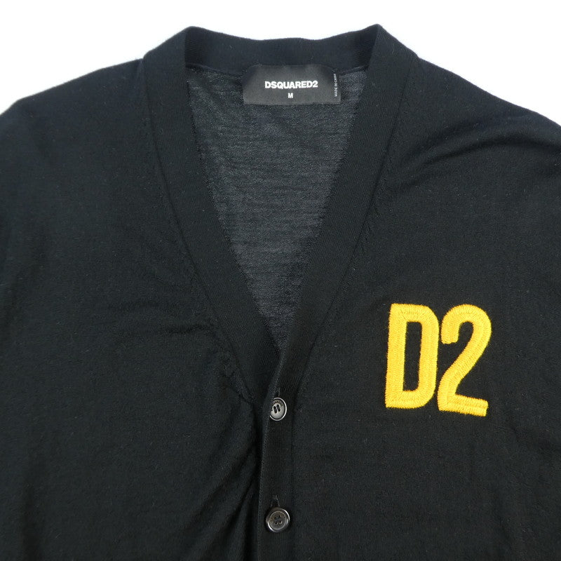 【中古】DSQUARED2 | ディースクエアード カーディガン ブラック