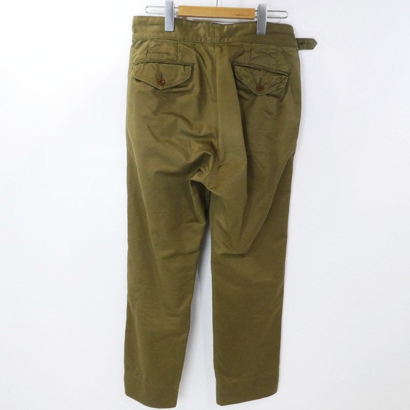 【中古】KAPTAIN SUNSHINE | キャプテンサンシャイン パンツ カーキ