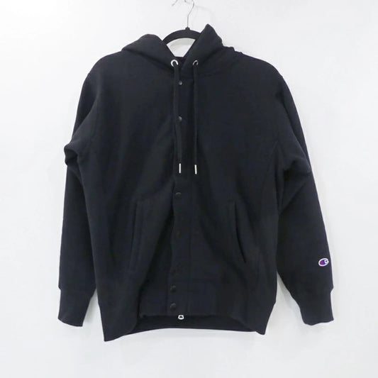 【中古】Champion | チャンピオン REVERSEWEAVE リラクシングスナップパーカ その他アウター C8-S123 年式:2020A/W ブラック サイズ:S