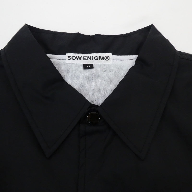 【中古】ENIGMA | エニグマ/イニグマ 令和平家物語 COACH JACKET その他アウター ブラック サイズ:L