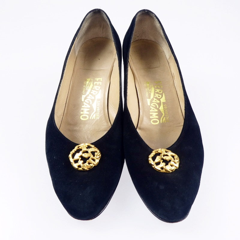 【中古】Salvatore Ferragamo | サルヴァトーレフェラガモ パンプス ブラック