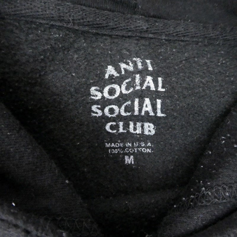 【中古】ANTI SOCIAL SOCIAL CLUB | アンチソーシャルソーシャルクラブ パーカー ブラック