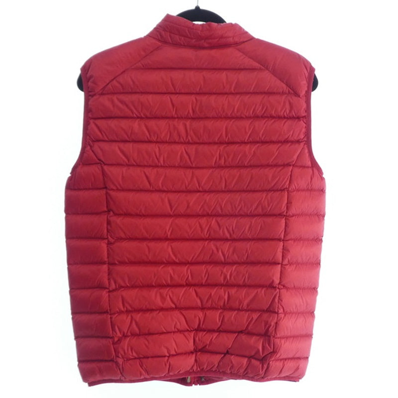 【中古】 ダウンベスト レッド