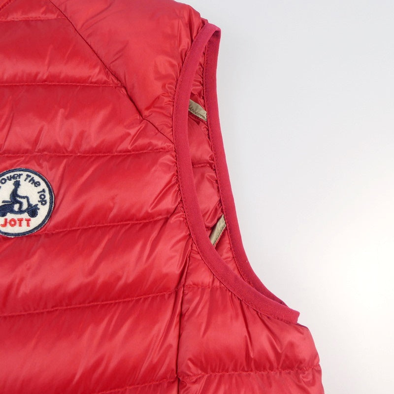 【中古】 ダウンベスト レッド