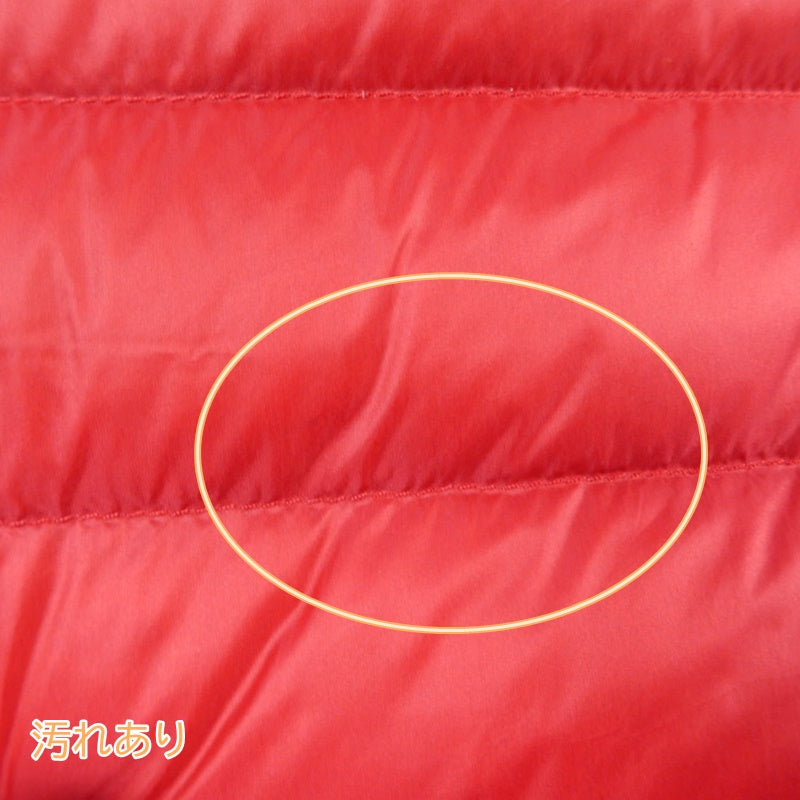 【中古】 ダウンベスト レッド