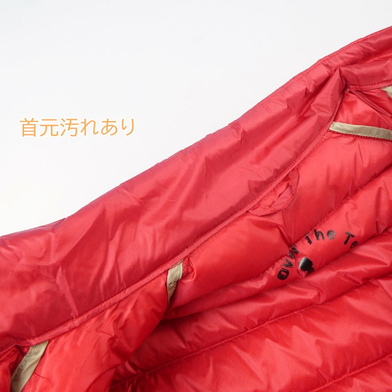 【中古】 ダウンベスト レッド
