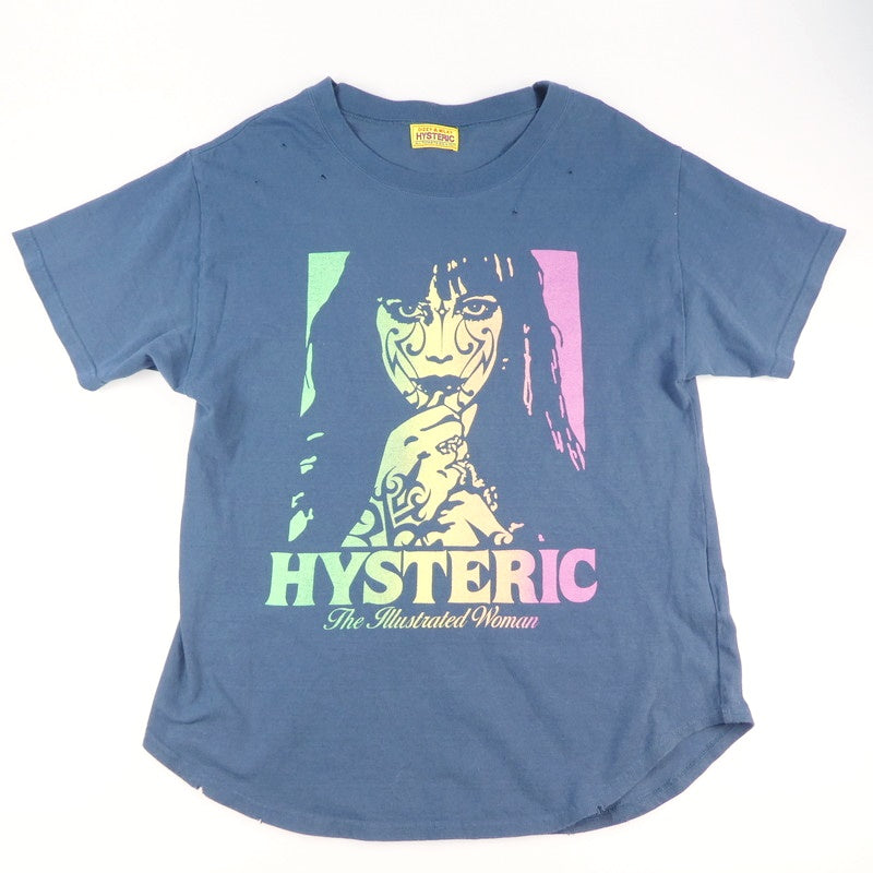 【中古】HYSTERIC GLAMOUR | ヒステリックグラマー 半袖Tシャツ ネイビー