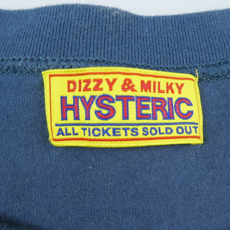 【中古】HYSTERIC GLAMOUR | ヒステリックグラマー 半袖Tシャツ ネイビー