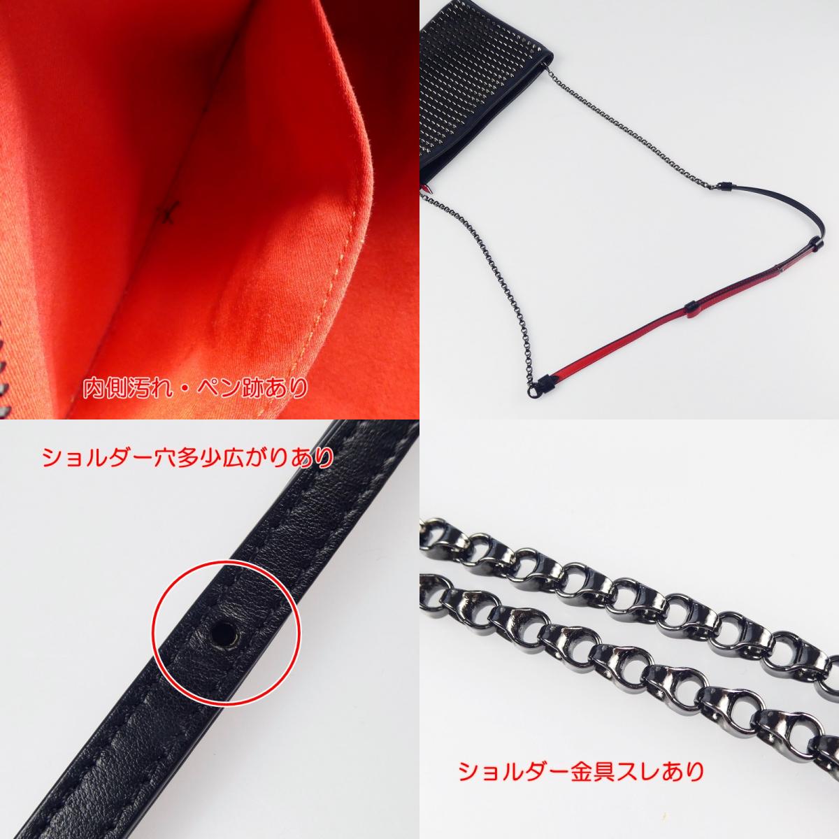 【中古】Christian Louboutin | クリスチャンルブタン ルビポッシュ その他バッグ 1165013 ブラック