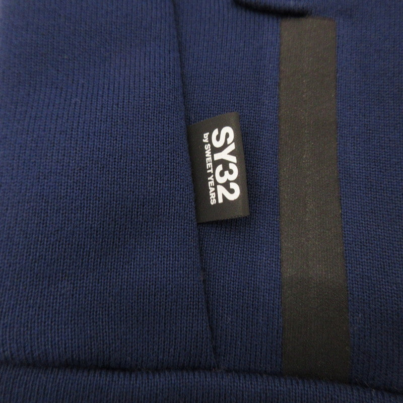 【中古】SY32 by SWEET YEARS | エスワイサーティーツーバイスウィートイヤーズ ACTIVE ZIPHOODIE パーカー ネイビー サイズ:M