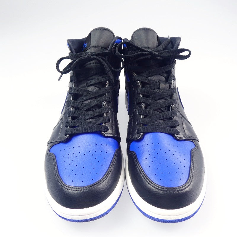 【中古】NIKE | ナイキ AIR JORDAN 1 MID "ROYAL" スニーカー 554724-068 29.0cm ブルー