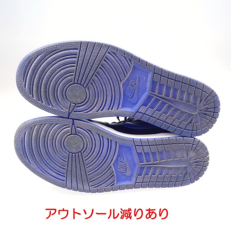 【中古】NIKE | ナイキ AIR JORDAN 1 MID "ROYAL" スニーカー 554724-068 29.0cm ブルー