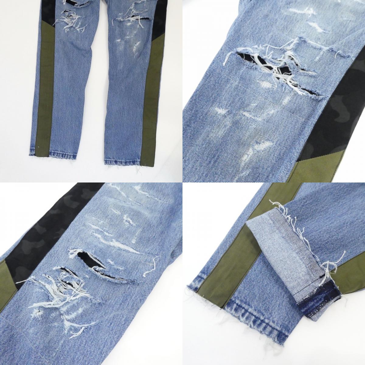 【中古】 デニムパンツ サイズ:L