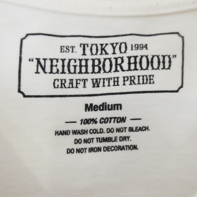 【中古】NEIGHBORHOOD | ネイバーフッド RATTLESNAKE-2/C-TEE.SS 半袖Tシャツ ホワイト サイズ:M