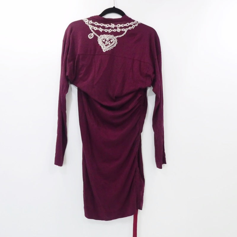 【中古】Vivienne Westwood Red Label | ヴィヴィアンウエストウッド レッドレーベル オーブプリントロングカットソー ワンピース 16-03-532002 サイズ:2