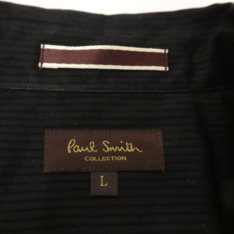 【中古】Paul Smith | ポール・スミス Seeahand 半袖シャツ 124182 ブラック サイズ:L