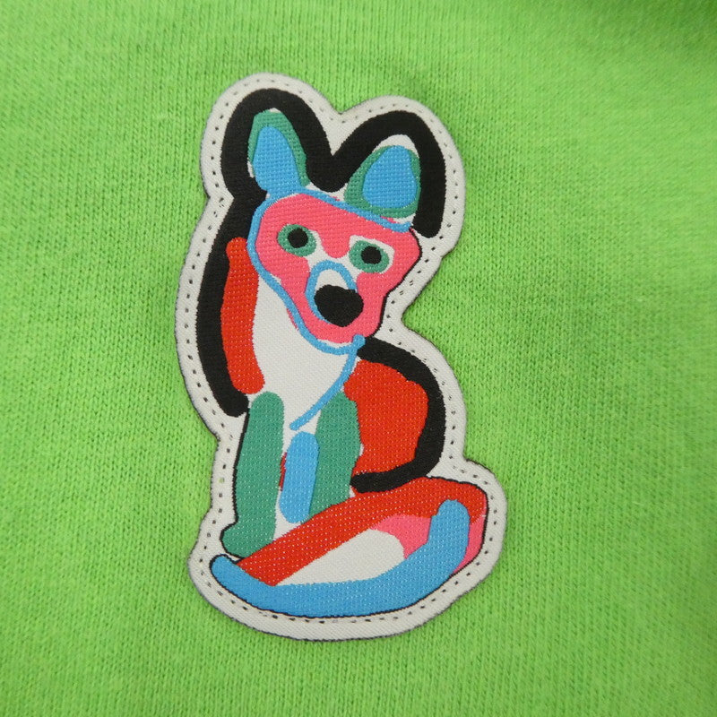 【中古】MAISON KITSUNE | メゾンキツネ 半袖Tシャツ グリーン サイズ:XS