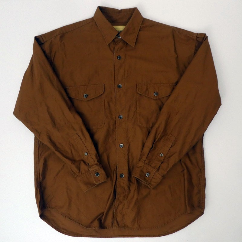 【中古】 長袖シャツ ブラウン