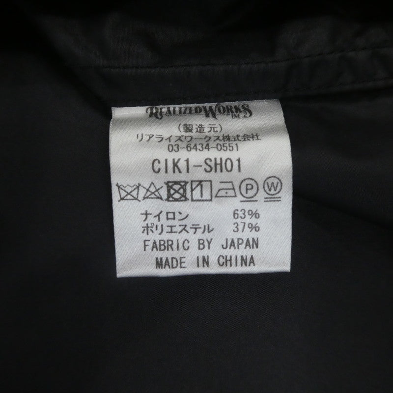 【中古】CRIMIE | クライミー 長袖シャツ ブラック