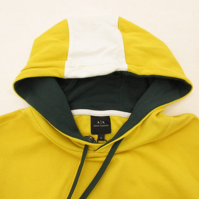 【中古】ARMANI EXCHANGE | アルマーニエクスチェンジ プルオーバーパーカー パーカー 2019S/S イエロー サイズ:M