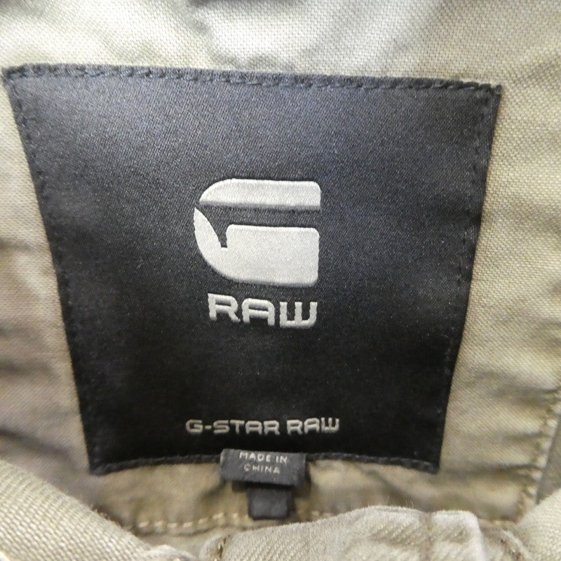 【中古】G-STAR | ジースター 長袖シャツ カーキ