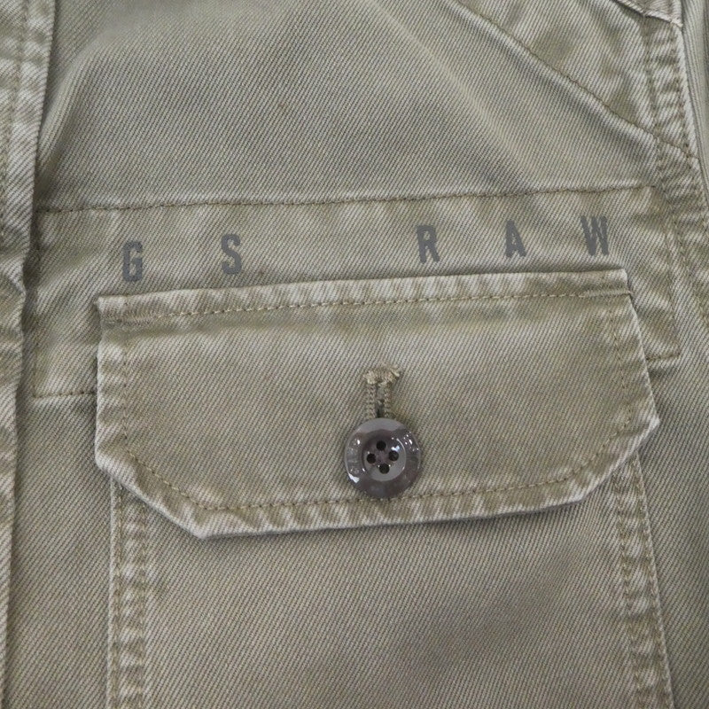 【中古】G-STAR | ジースター 長袖シャツ カーキ