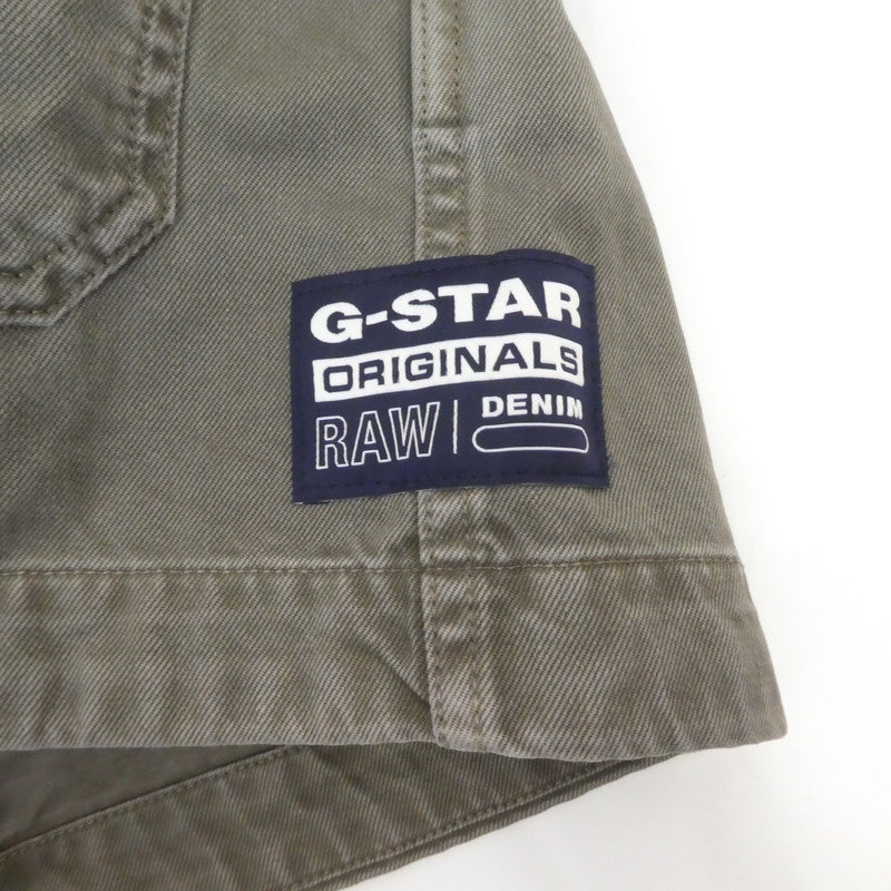 【中古】G-STAR | ジースター 長袖シャツ カーキ