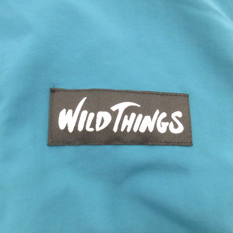 【中古】WILD THINGS | ワイルドシングス DENALI PULLOVER ナイロンジャケット ブルー サイズ:S