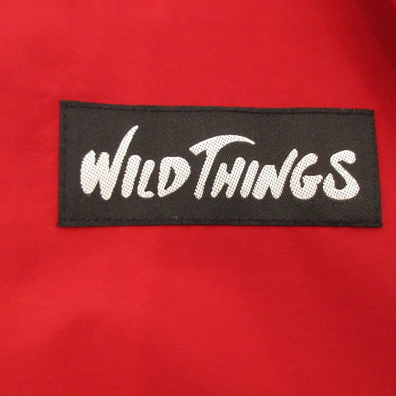 【中古】WILD THINGS | ワイルドシングス DENALI PULLOVER ナイロンジャケット 2019S/S レッド サイズ:XS