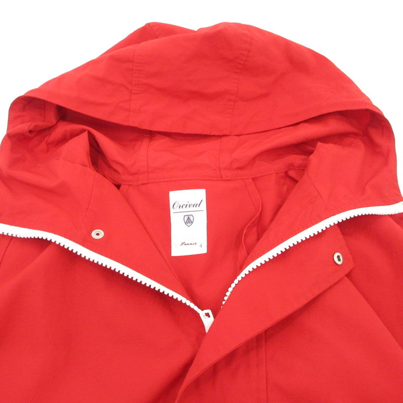 【中古】ORCIVAL | オーシバル 60/40クロス その他アウター 2018S/S レッド サイズ:4