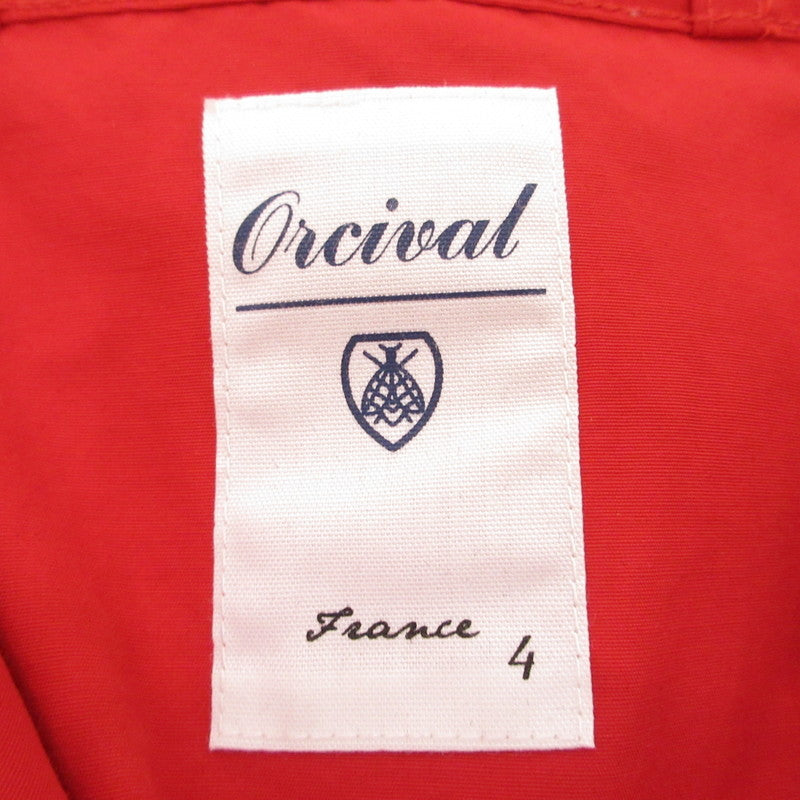 【中古】ORCIVAL | オーシバル 60/40クロス その他アウター 2018S/S レッド サイズ:4