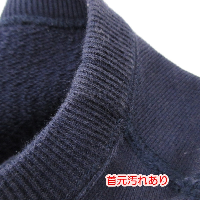 【中古】BRU NA BOINNE | ブルーナボイン 子煩悩レスラーワンホ?イントカレッシ?スエット2号 スウェット ネイビー