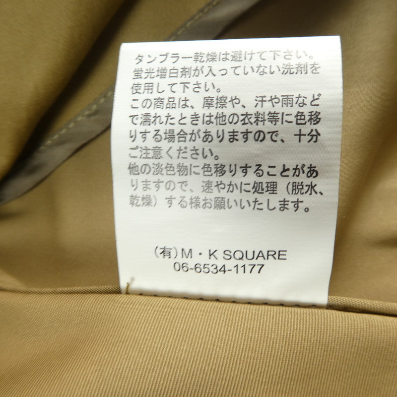 【中古】MANUAL ALPHABET | マニュアルアルファベット ステンカラーコート ベージュ