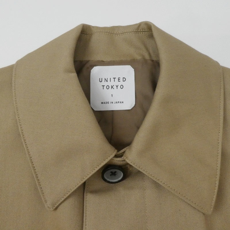 【中古】UNITED TOKYO | ユナイテッドトウキョウ ステンカラーコート ベージュ