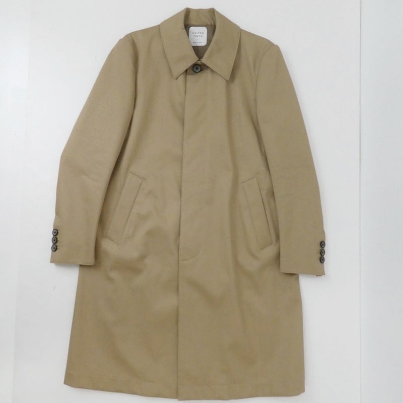 【中古】UNITED TOKYO | ユナイテッドトウキョウ ステンカラーコート ベージュ