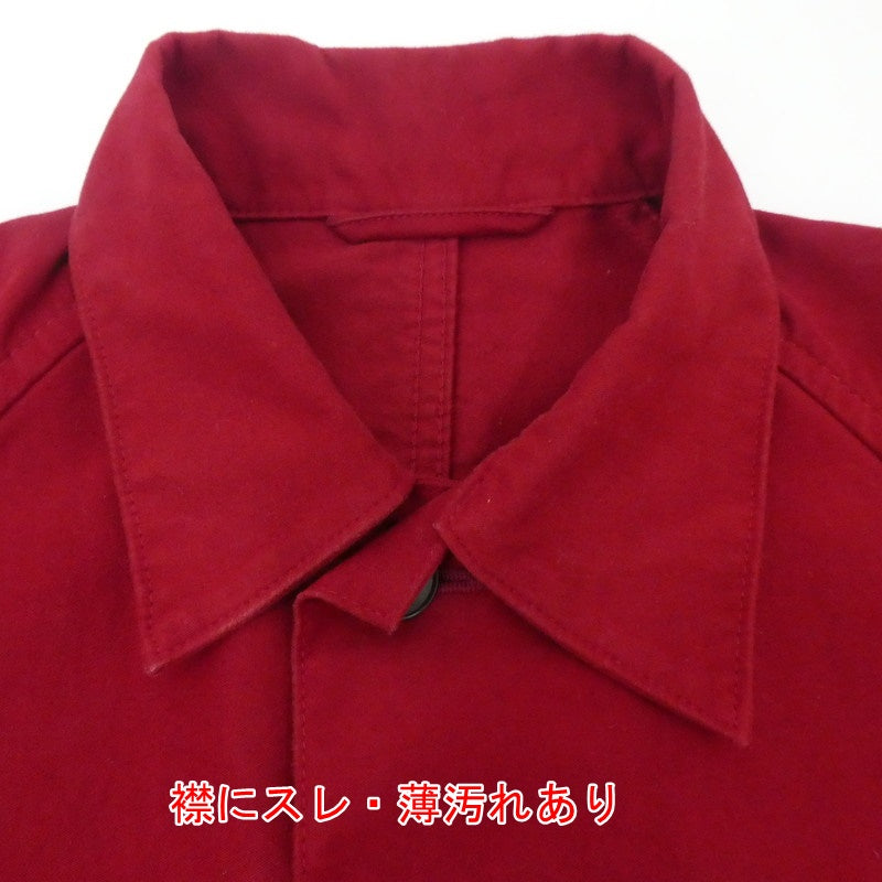【中古】BRU NA BOINNE | ブルーナボイン ステンカラーコート レッド