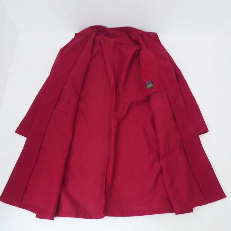 【中古】BRU NA BOINNE | ブルーナボイン ステンカラーコート レッド