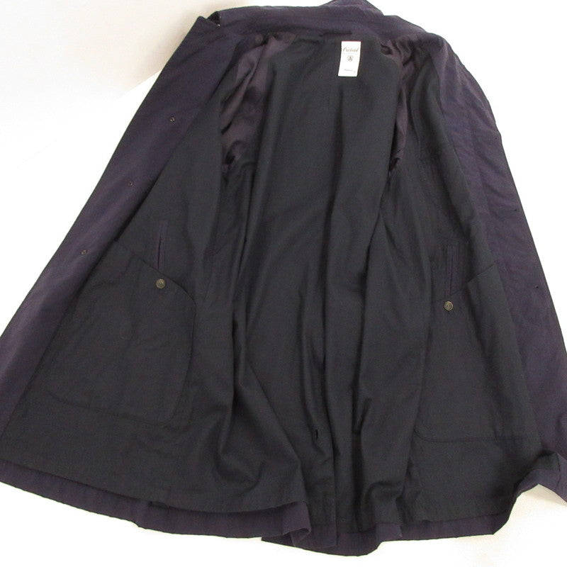 【中古】ORCIVAL | オーシバル ステンカラーコート 2016S/S ネイビー