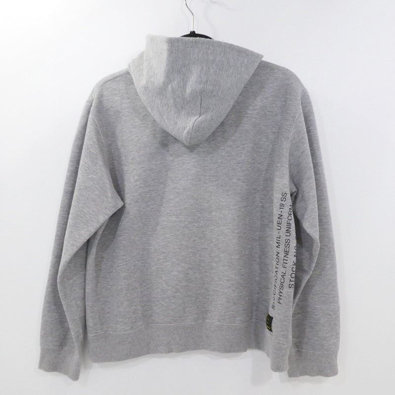 【中古】uniform experiment | ユニフォームエクスペリメント パーカー グレー